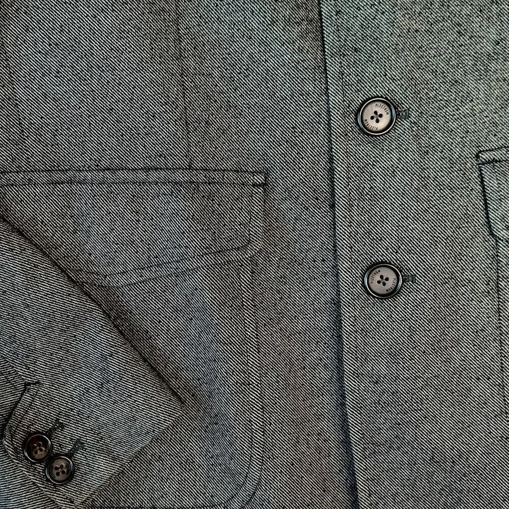 PLECTRUM Ben Sherman Slim Fit Sportcoat Blazer Jacket 4 Buttons Men Size L Gray